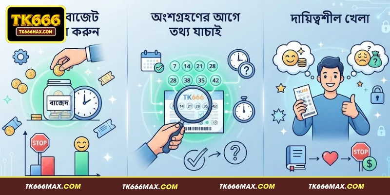 TK666 মেগা ৬/৪৫ – আকর্ষণীয় পুরস্কার কাঠামোর লটারি গেম 4 TK666 মেগা ৬/৪৫ খেলায় গুরুত্বপূর্ণ নির্দেশনা