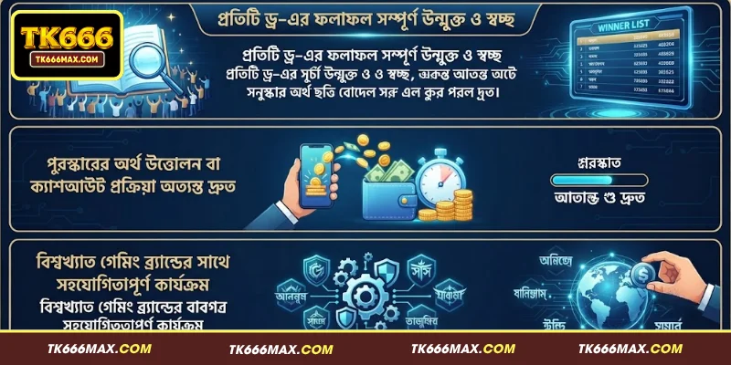 TK666 লটারি - সেরা অনলাইন প্রাইজ ড্র এবং লটারি সাইট 3 TK666 লটারির বৈচিত্র্যময় ও আকর্ষণীয় গেমের সমাহার