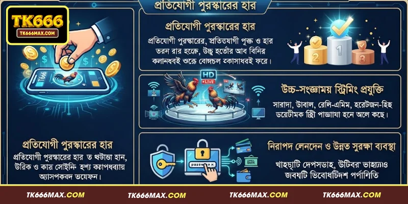 TK666 ককফাইট - সেরা অনলাইন লাইভ মোরগ লড়াই ও বেটিং সাইট 2 কেন সদস্যদের TK666 ককফাইট গেমে অংশগ্রহণ করা উচিত